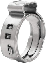 Load image into Gallery viewer, SUPPLY GIANT QYLU-DS34-70 Oetiker Style Pinch Clamps Pex Cinch Rings 1/2 INCH, Stainless Steel Pack of 50
