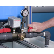 Load image into Gallery viewer, Supply Giant 2.5 inch Dial Face, Stainless Steel, Liquid Filled Pressure Gauge, for Oil, Gas, Water, and Air Pressure Testing, 1/4 in NPT Brass, Lower Mount Connection