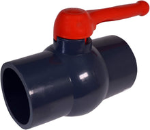 Load image into Gallery viewer, Midline Valve PVC Ball Valve with Pink T-Handle for Potable Water Use