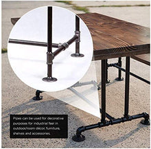 Load image into Gallery viewer, SUPPLY GIANT QDCM1218 18" Long PreCut Black Steel Pipe With 1/2" Nominal Size Diameter, 1/2" x 18"