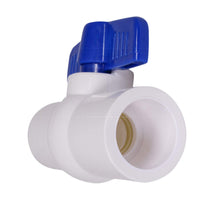 Load image into Gallery viewer, Midline Valve PVC Ball Valve Blue T-Handle for Potable Water 1/2 in