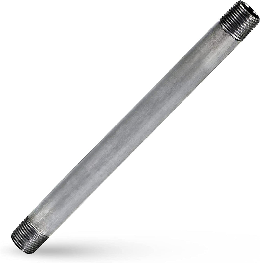 Supply Giant QDHM2072 Galvanized Steel Pipe, Pre Cut 2 in. x 72 in.