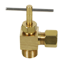 Load image into Gallery viewer, Midline Valve NV69-1418-NL 1/4^ OD COMP X 1/8^ MIP ANGLE NEEDLE VALVE, LEAD FREE