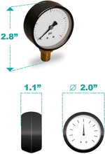 Load image into Gallery viewer, SUPPLY GIANT Water Pressure Test Gauge