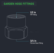 Load image into Gallery viewer, Supply Giant H5J-5634-NL Female Garden Hose Adapter, 3/4" FH x 1/2" FIP Brass Lead Free 10 Pack