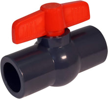Load image into Gallery viewer, Midline Valve PVC Ball Valve with Pink T-Handle for Potable Water Use
