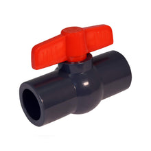 Load image into Gallery viewer, Midline Valve PVC Ball Valve with Pink T-Handle for Potable Water Use