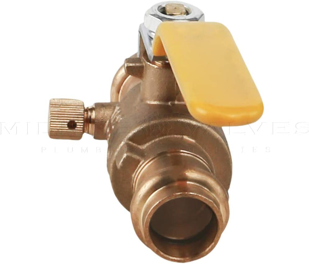 Aazon.co: idline Valve GASLxF1212 Preiu Brass Gas Ball Valve 1/2
