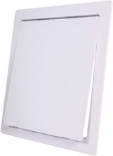 Load image into Gallery viewer, Supply Giant Plastic Panel for Drywall Ceiling Reinforced Plumbing Wall Access Door Removable Hinged White