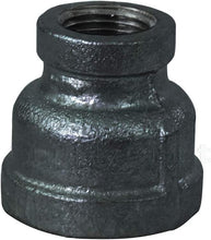 Load image into Gallery viewer, Everflow Black Malleable Iron Reducing Coupling