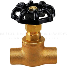 Load image into Gallery viewer, MIDLINE VALVE 95343 Short Globe Style Stop Valve