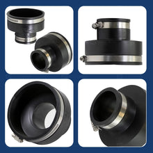 Load image into Gallery viewer, 6I57 Flexible PVC Reducing Coupling with Stainless Steel