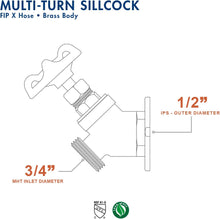Load image into Gallery viewer, Midline Valve 6934 Hose Bib