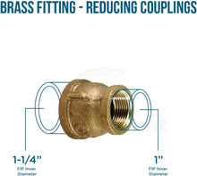 Load image into Gallery viewer, Full Port Forged Brass Ball Valve