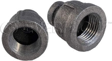Load image into Gallery viewer, Everflow Black Malleable Iron Reducing Coupling