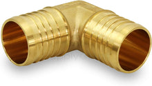 Load image into Gallery viewer, Supply Giant QYMO0100-10 X PEX 90 Degree Elbow Barb Pipe Fitting 1&quot; Brass, 1 Inch
