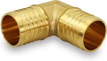 Load image into Gallery viewer, Supply Giant QYMO0100-10 X PEX 90 Degree Elbow Barb Pipe Fitting 1" Brass, 1 Inch
