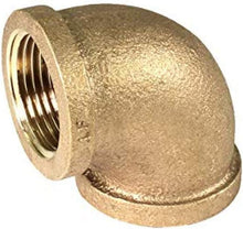 Load image into Gallery viewer, Supply Giant CSOM0034 3/4 in. Brass 90-Degree Elbow with Female National Taper Threads, Lead Free Pipe Fitting, Durable, Higher Corrosion Resistance Economical & Easy to Install, 4