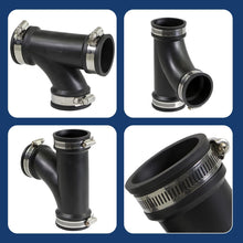 Load image into Gallery viewer, Everflow Flexible Tee Coupling with Stainless Steel Clamps