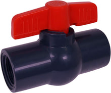 Load image into Gallery viewer, Midline Valve PVC Ball Valve with Pink T-Handle for Potable Water Use