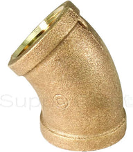 Load image into Gallery viewer, Supply Giant CSGM0100 1 45-Degree Elbow with Female National Taper Threads, Lead Free Brass Pipe Fitting, Durable, Higher Corrosion Resistance, Economical & Easy to Install, 7