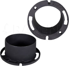 Load image into Gallery viewer, Raven DGDY6434 Extra Heavy Cast Iron Closet Flange, 4" x 2-1/2", 2-1/2”, Black