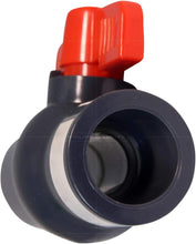 Load image into Gallery viewer, Midline Valve PVC Ball Valve with Pink T-Handle for Potable Water Use