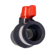 Load image into Gallery viewer, Midline Valve PVC Ball Valve with Pink T-Handle for Potable Water Use