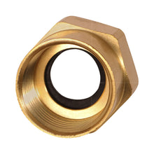 Load image into Gallery viewer, Supply Giant H5J-5634-NL Female Garden Hose Adapter, 3/4" FH x 1/2" FIP Brass Lead Free 10 Pack