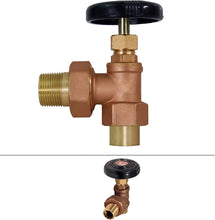 Load image into Gallery viewer, Midline Valve Heavy Duty Hot Water Steam Radiator Valve
