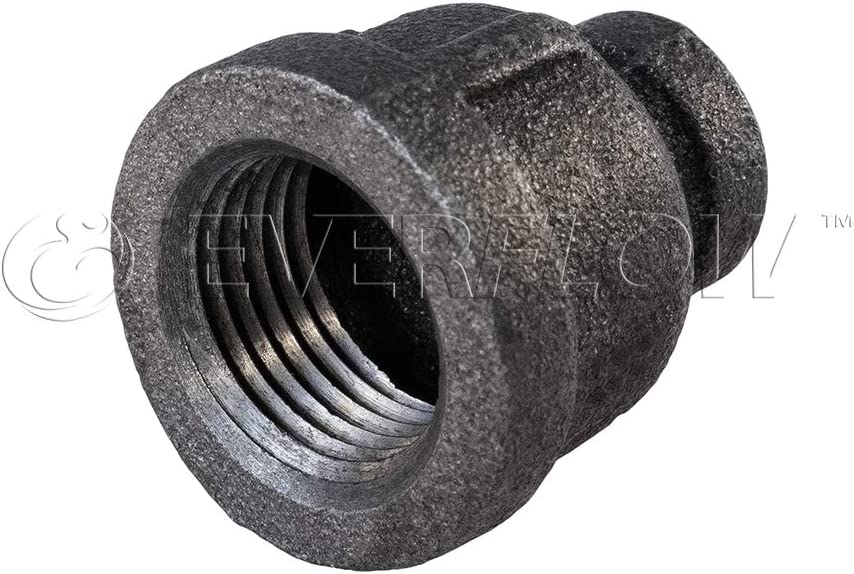 Everflow Black Malleable Iron Reducing Coupling