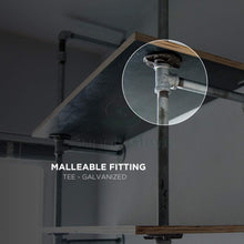 Load image into Gallery viewer, Everflow Supplies High Pressure Galvanized Malleable Tee Fitting with Female Threaded Connections, 1/4"