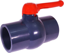 Load image into Gallery viewer, Midline Valve PVC Ball Valve with Pink T-Handle for Potable Water Use