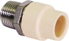 Load image into Gallery viewer, Supply Giant TTDQN056 Male x CPVC Adapter Transition Pipe Fitting; Durable Over Molded One-Piece Design; 3/4 in.; Lead Free Stainless Steel