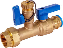 Load image into Gallery viewer, Midline Valve GUHW-JTP3-S-MG Tankless Heater Kit-Set of 2 Heavy Duty Hot and Cold Isolation Valves with Cleanouts