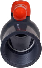 Load image into Gallery viewer, Midline Valve PVC Ball Valve with Pink T-Handle for Potable Water Use