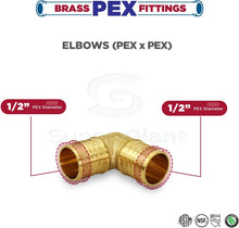 Load image into Gallery viewer, Full Port Forged Brass Ball Valve