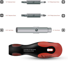 Load image into Gallery viewer, Raven 6 in 1 Screwdriver with Comfort Grip