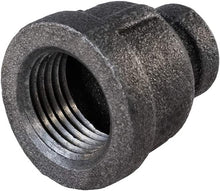 Load image into Gallery viewer, Everflow Black Malleable Iron Reducing Coupling