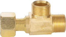 Load image into Gallery viewer, Everflow Supplies Lead Free 3/8-Inch Female Compression x 3/8-Inch x 3/8-Inch Male Compression Easy Connect Tee
