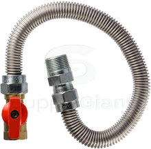 Load image into Gallery viewer, SUPPLY GIANT GUHW-03G03G Gas Ball Valve with 1 Inch FIP x 1 Inch FIP Fittings for Gas Connectors with Quarter-Turn Lever Handle, Brass Construction, Excellent Corrosion Resistance, CSA Approved