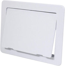 Load image into Gallery viewer, Supply Giant Plastic Panel for Drywall Ceiling Reinforced Plumbing Wall Access Door Removable Hinged White