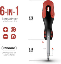 Load image into Gallery viewer, Raven 6 in 1 Screwdriver with Comfort Grip