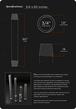 Load image into Gallery viewer, Everflow Pre Cut Industrial Steel Pipe