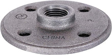 Load image into Gallery viewer, Everflow Supplies Galvanized Malleable Iron Floor Flange with Four Holes