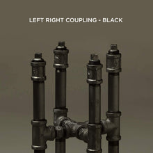 Load image into Gallery viewer, Everflow Black Malleable Iron Straight Left/Right Coupling
