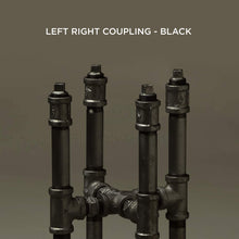 Load image into Gallery viewer, Everflow Black Malleable Iron Straight Left/Right Coupling
