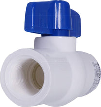 Load image into Gallery viewer, Midline Valve PVC Ball Valve Blue T-Handle for Potable Water