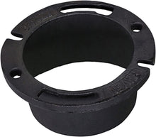 Load image into Gallery viewer, Raven DGDY6434 Extra Heavy Cast Iron Closet Flange, 4" x 2-1/2", 2-1/2”, Black