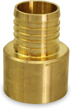 Load image into Gallery viewer, Supply Giant QTGB1010-OM Female Sweat Adapter X PEX Barb Pipe Fitting 1" X 1" Brass